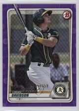 2020 Bowman Prospects Purple 55/250 Logan Davidson #BP-88 15fy