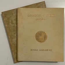 E42 ESPOSIZIONE UNIVERSALE DI ROMA A.XX° 1942 LIBRO + COFANETTO TAVOLA DI SIRONI
