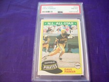 1981 TOPPS #640 DAVE PARKER PSA 8