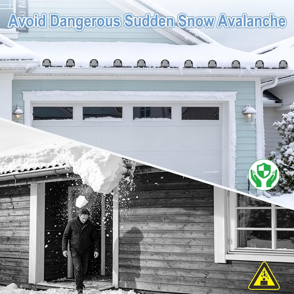 50 Pack Snow Guards for Metal Roof,Standing Seam Snow Stop Brackets | eBay