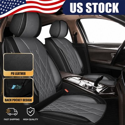 For Audi Q2 Q3 Q5 Q7 Q8 Car Front Rear 5-Seat Covers Protector Leather Cushion