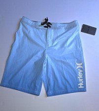 Boys Hurley Dawn Ombre Board Shorts Blue Gradient, Size 14/27