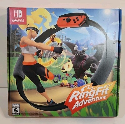 Ring Fit Adventure Nintendo Switch Complete Game Ring Box