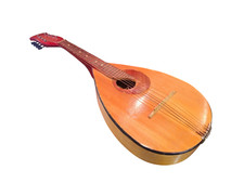 Vintage Lviv Mandolin 8-String USSR 1984 Ukraine Folk Instrument Wood