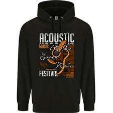 Akustisch Music Country & Western Gitarre Herren 80% Baumwolle Kapuzen