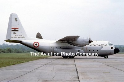 Libyan Air Force Lockheed C-130B Hercules 114 (1975) Photograph