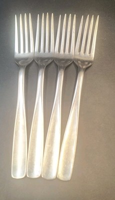 Set of 4 Krusius DREAM pattern stainless dinner forks 7 1/4'' Germany