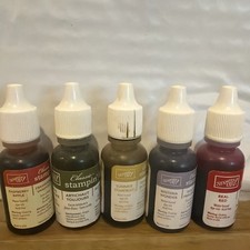 Stampin Up Refill Ink Lot Of 5 Bottles