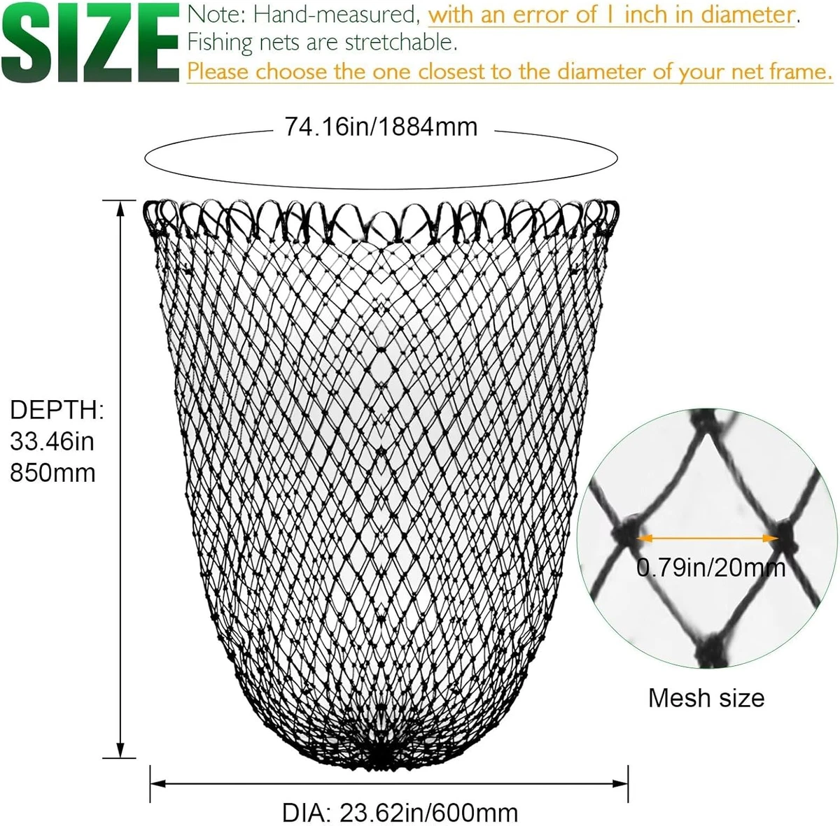 Replacement Fishing Nets for sale | eBay