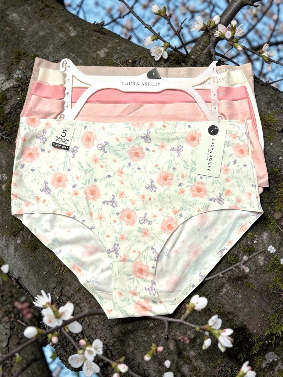 LAURA ASHLEY~5 Pack FIT PANTIES~MULTICOLOR~ STYLE # LS4063~ALL