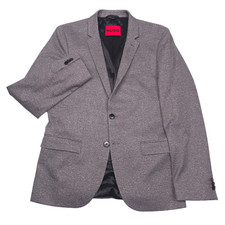 Hugo Boss Arti-212-J Soft Suit Jacket Mens 38R Extra Slim Fit Gray Blazer