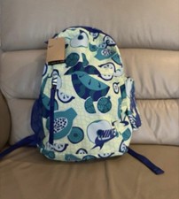 Nike Elemental Big Kids 20L Backpack w/Pencil Case Green Blue Fruit, New