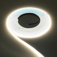 12V High Density COB LED Strip Lights Flexible Tape Rope Cabinet Kitchen Light,