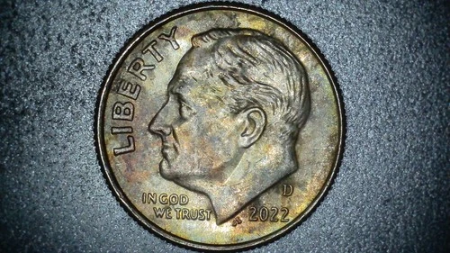 2022-D Roosevelt Dime — photo from the most recent tracked eBay sale