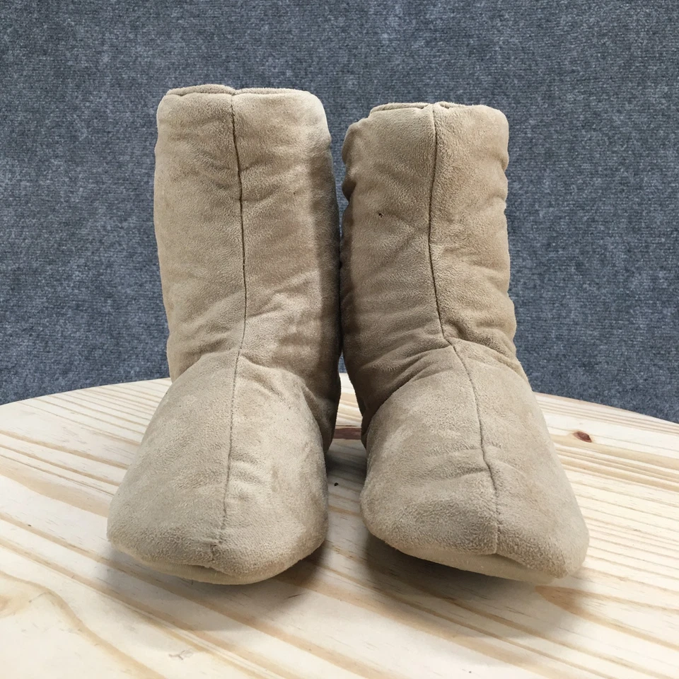 Zapatillas Easy Spirit para mujer 6,5-7,5 Pull On crema imitación gamuza punta redonda interior Foto 4 de 4