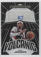 2022 Panini Obsidian Volcanic Signatures 26/149 Keon Johnson #VS-JBP Auto 17d3