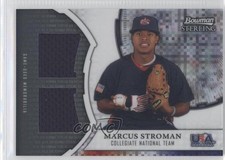 2011 Bowman Sterling USA Baseball X-Fractor Dual Relics /199 Marcus Stroman 1a3