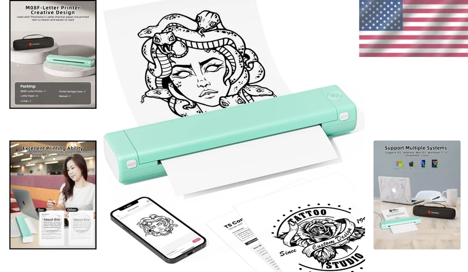 Wireless Inkless Mobile Printer for iOS Android - Image 2 of 4