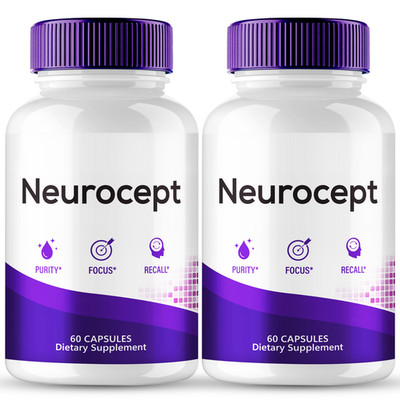 (2 Pack) NeuroCept Mind Cognitive Support for Focus Memory & Clarity Capsules
