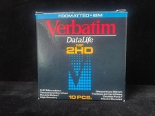 10 VERBATIM Microdisks 2 HD, IBM FORMAT--NEVE...
