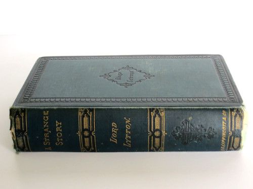 Cover of A Strange Story Hardcover Book 1883 J.B. Lippincott & Co.