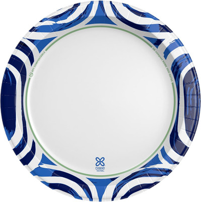 Paper Plates Large 10 Inch Heavy Duty Microwave Safe Soak Proof Disposable