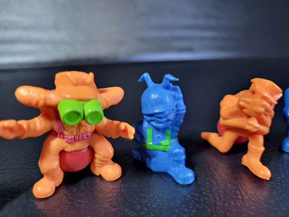 Lote de 6 juguetes retro vintage 1987 Hasbro Army Horts azul y naranja gran forma Foto 4 de 4