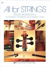 85VA - All For Strings Theory Workbook - Book 2 - Viola, Robert Frost,Gerald And