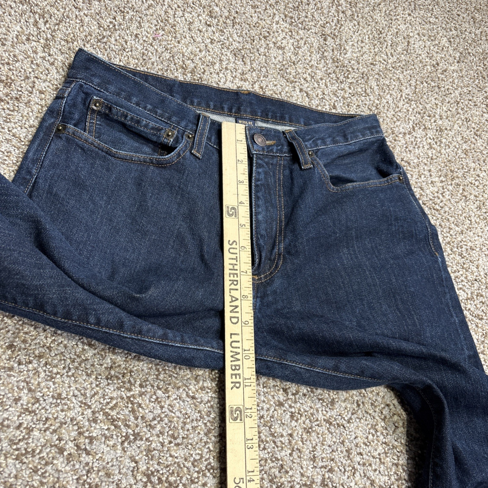 Brooks Brothers Mens 1818 Denim Classic Straight Slim Jeans 32/33 Fits 30 X 30 - View 8