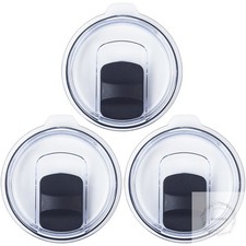 3 Pack 30 oz Tumbler Lid, Magnetic Slider Replacement Lids for YETI 30/32 oz, 14