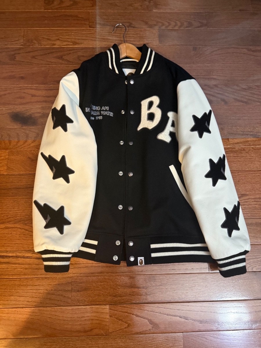 bape varsity jacket | eBay
