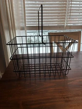 Vintage Wire Storage Baskets ~ Farmhouse Organizer Bins ~ Garden Rustic