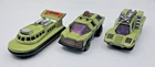 Vintage Matchbox Adventure 2000 Planet Scout, Cosmobile & Rescue Hovercraft