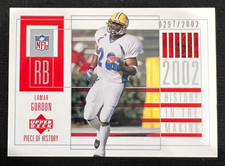LAMAR GORDON 2002 Upper Deck UD Piece of History #113 Rookie Card RC #0297/2002. rookie card picture