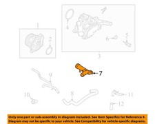 NISSAN OEM 22-25 Rogue Cooling Water Pump-Water Inlet 130496RC2A