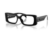 Versace Rectangle Woman Eyeglasses 0VE3362U GB1 51mm Black - NEW