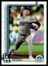 2025 Topps Chrome Logofractor River Ryan Rookie Los Angeles Dodgers #18