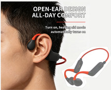 Open-Ear Bone Conduction Hearing Aids Auto Hearing Assist Mode Noise Reduction