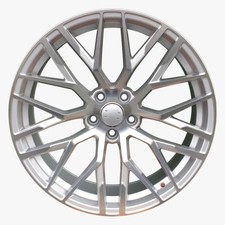 19" AUDI A3 & S3 2003-2026 SILVER/POL R8-V10 DESIGN 8.5j ALLOY WHEELS/SET OF 4