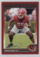 2024 Score Rookies Red Amarius Mims #329 5cb