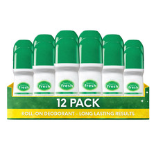 Avon Feeling Fresh Roll-On Antiperspirant Deodorant, 2.6 fl. oz Pack of 12 