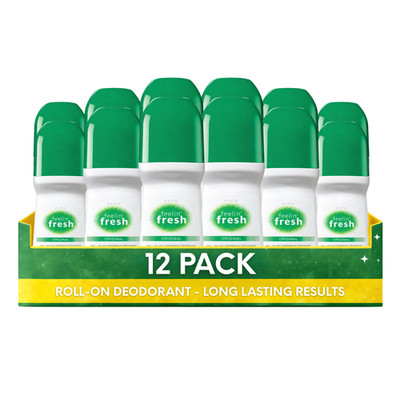 Avon Feeling Fresh Roll-On Antiperspirant Deodorant, 2.6 fl. oz (Pack of 12)