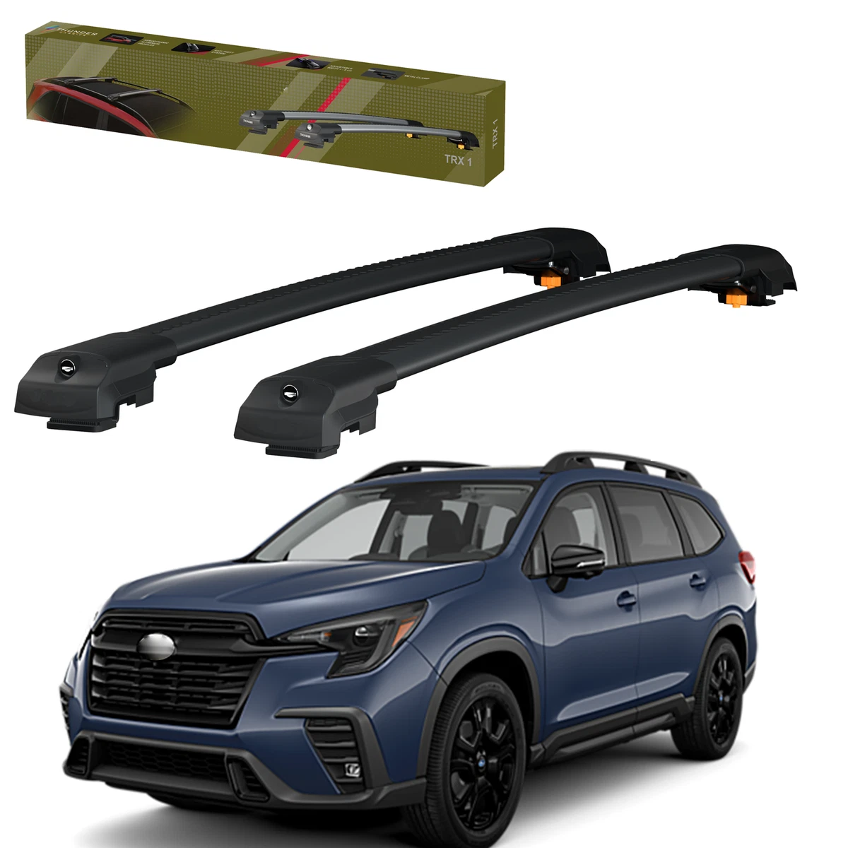 For Subaru Ascent 2019 2023 Top Cross Bar Roof Racks Luggage Cargo