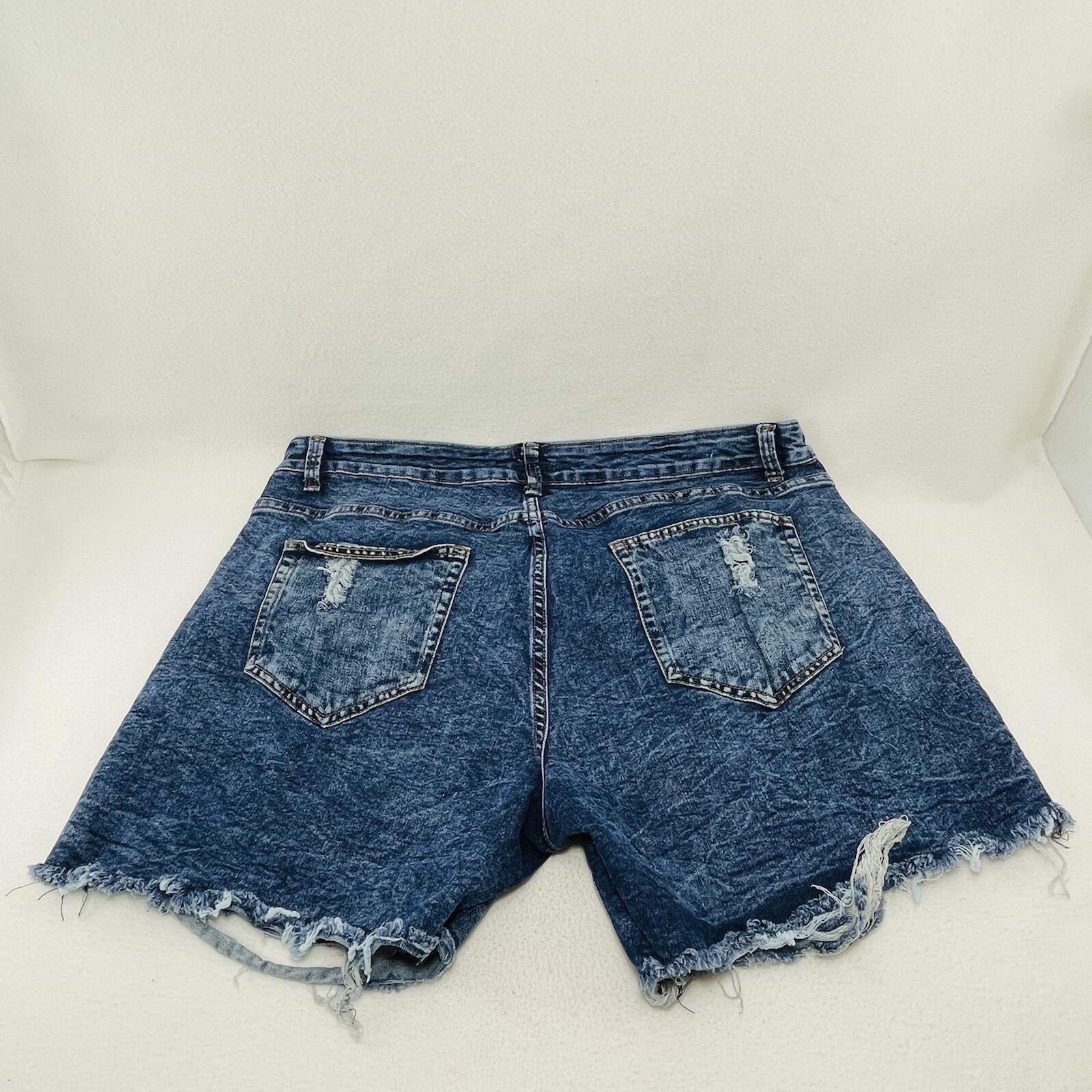 Kroix Jean Shorts Plus Women Size 22 Blue Distres… - image 2