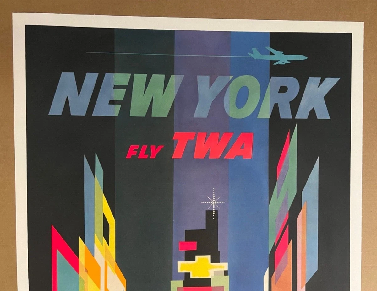 FLY TWA NEW YORK 壁掛けアート FLY TWA NEW YORK 壁掛けアート