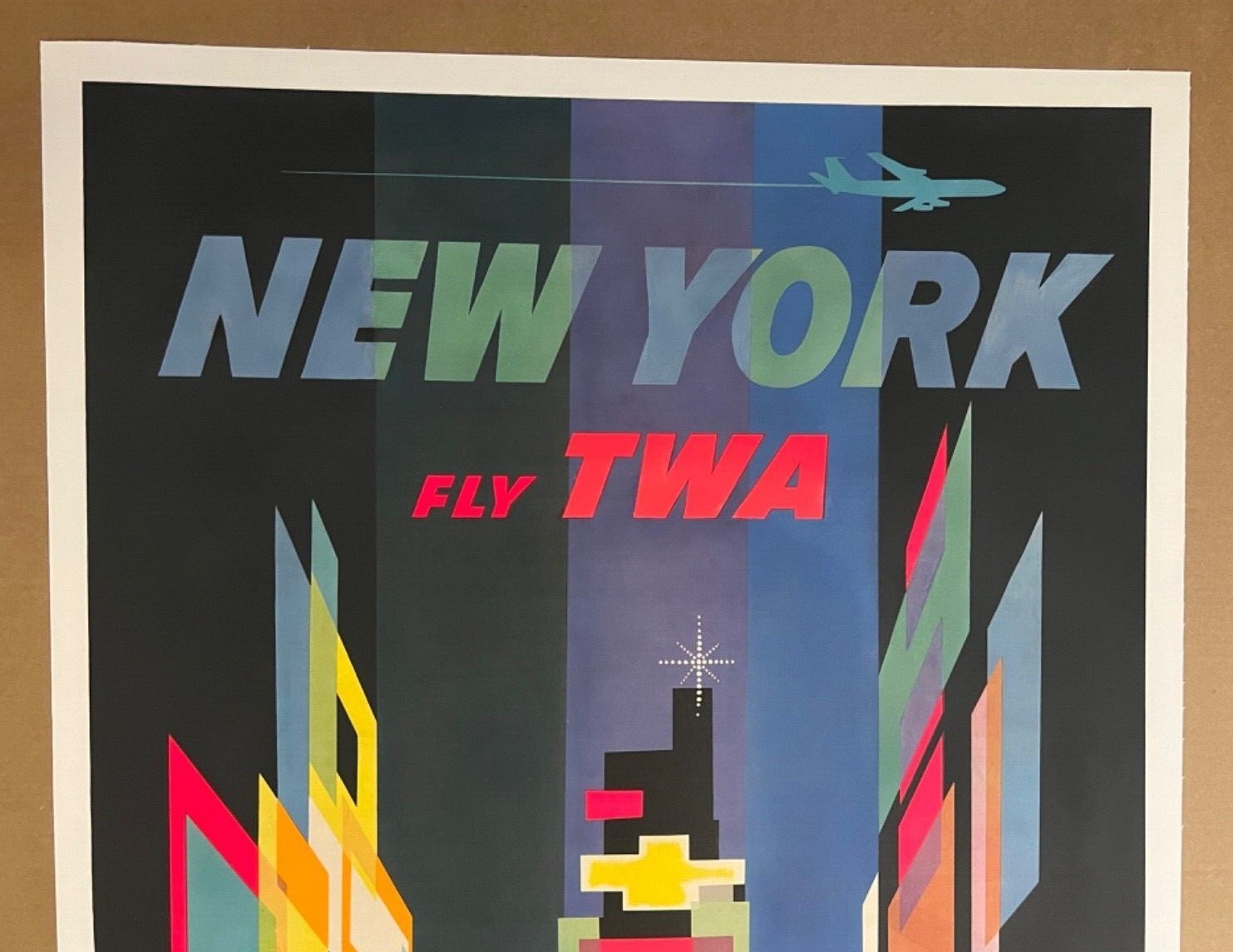 David Klein TWAハワイアン販ビンテージ オリジナルポスター