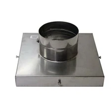 6" x 13" x 13" Stainless Steel, Terra Cotta Top Plate