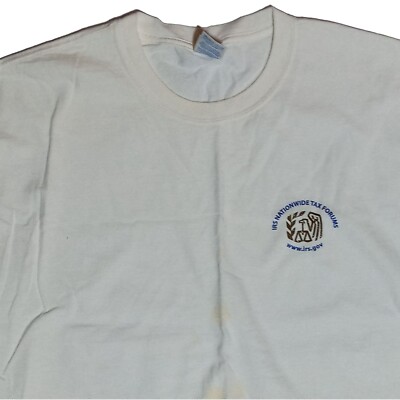 IRS Nationwide Tax Forums TShirt Distressed Grungy T Shirt Well Worn XL