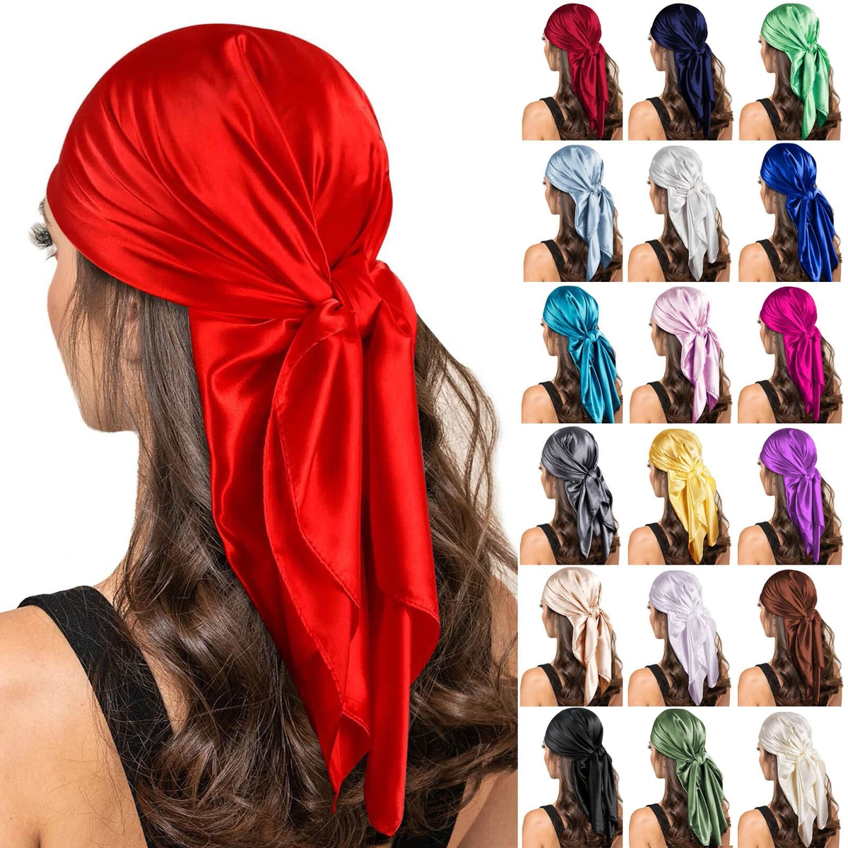 Solid silk scarf sale