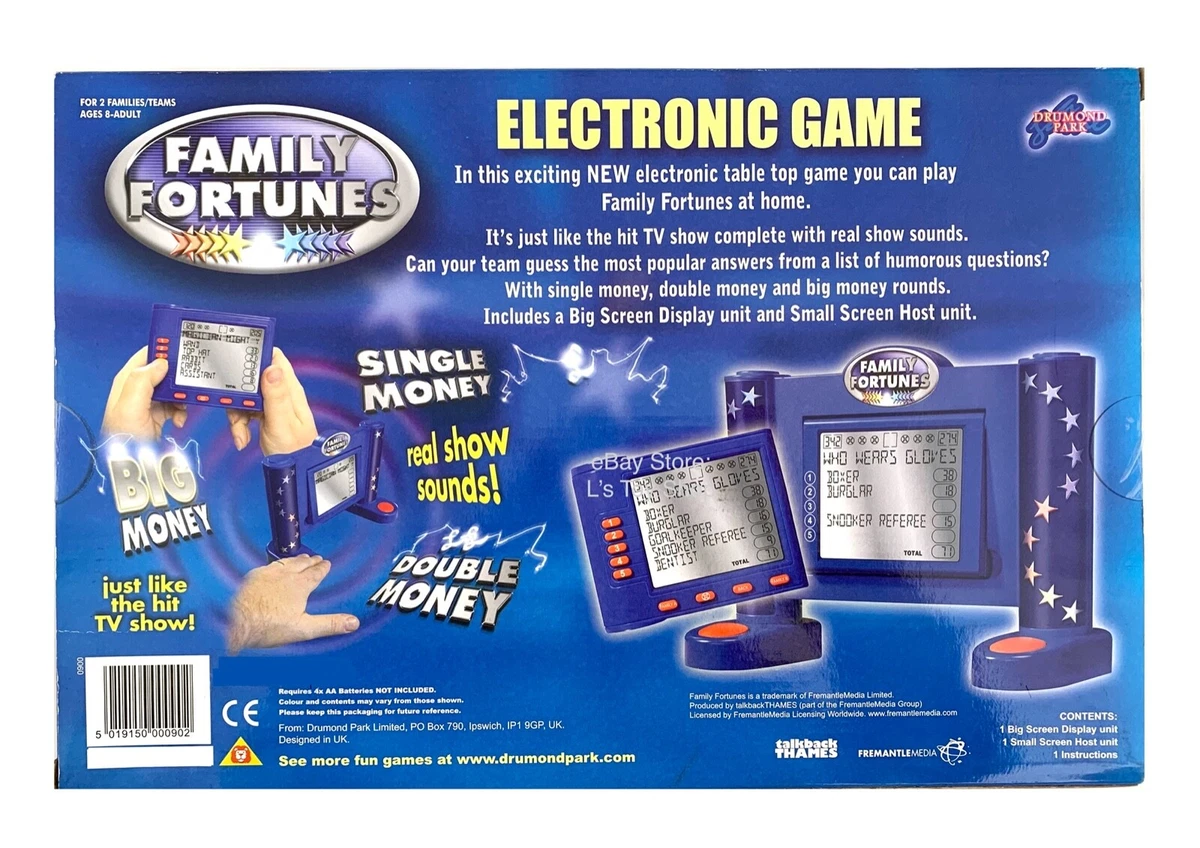 Family Fortunes Electronic Game With Real Show Sound Just Like TV